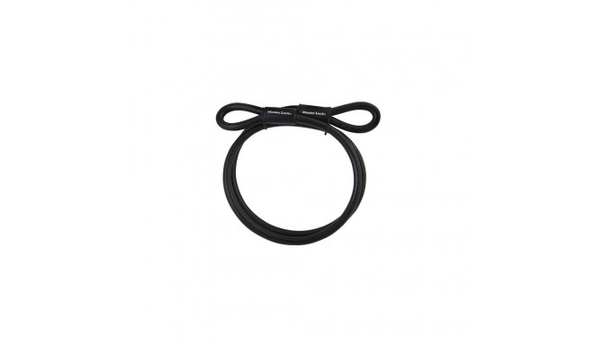MASTER LOCK 4,5m long x 10mm diameter looped end cable; black
