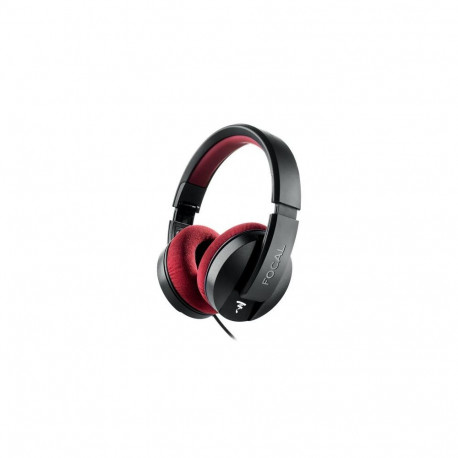 Focal Listen Professional Headphones Wired Head-band Black, Red