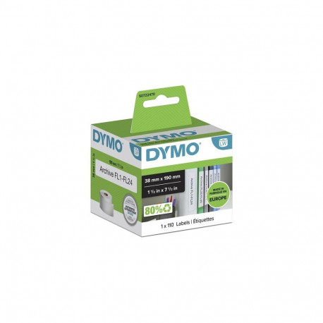 DYMO Authentic LabelWriter Multi-Purpose/LAF Small Labels | 38mm x 190mm | Roll of 110 Easy-Peel Lab