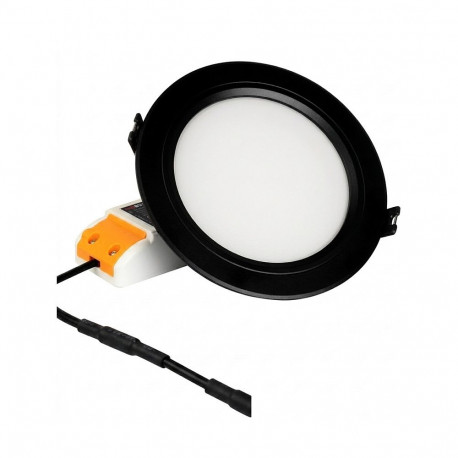 "LED Panel Rund 9W RGB-WW mit Funk und WLAN schwarz *Milight/Miboxer*"