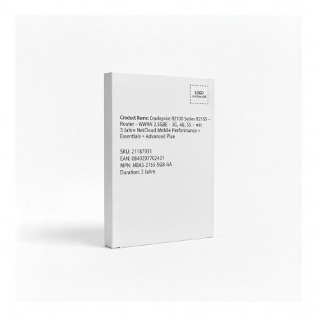"Cradlepoint R2100 Series R2155 - Router - WWAN 2.5GbE - 3G, 4G, 5G - mit 3 Jahre NetCloud Mobile Pe