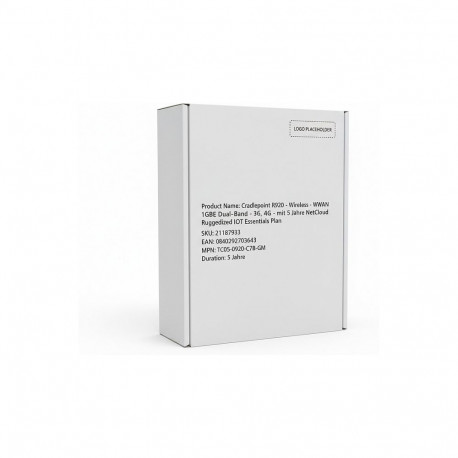 "Cradlepoint R920 - Wireless Router - WWAN 1GbE Dual-Band - 3G, 4G - mit 5 Jahre NetCloud Ruggedized