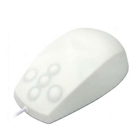 "Medigenic MMA Scroll Maus USB&PS2 IP65 Silikon hellblau"
