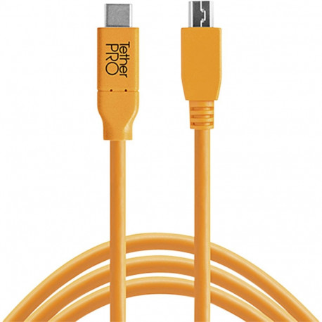 "Tools USB-C zu 2.0 Mini B 5-Pin 4,60m orange"