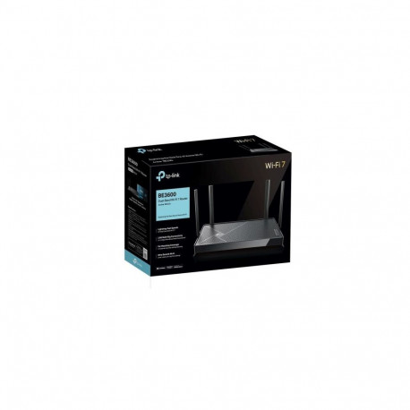 TP-Link Wi-Fi Router Archer BE230 BE3600, 3600Mbps, LAN/WAN, 802.11be, Wi-Fi 7, Black EU