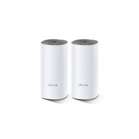 TP-Link Wi-Fi Router Deco E4 AC1200 (2pack), 1200Mbps, LAN/WAN, 802.11ac, White EU