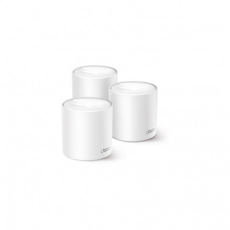 TP-Link Wi-Fi Router Deco X1500 AC1900 (3pack), 1500Mbps, LAN/WAN, 802.11ac, Wi-Fi 6, White EU