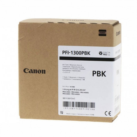 Canon Ink PFI-1300 PFI1300 Photo Black Schwarz (0811C001)