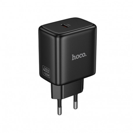 Phone GaN charger Hoco USB C PD AVS 40W max 60W N83 black