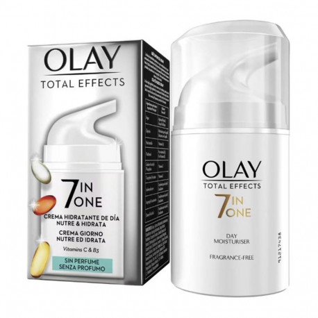 OLAY TOTAL EFFECTS 7INONE CREMA HIDRATANTE DE DIA SIN PERFUME 50ML