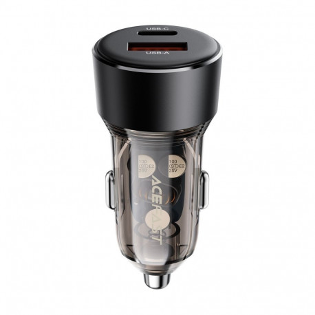 Acefast Acefast B12 car charger 60W USB-A / USB-C - black