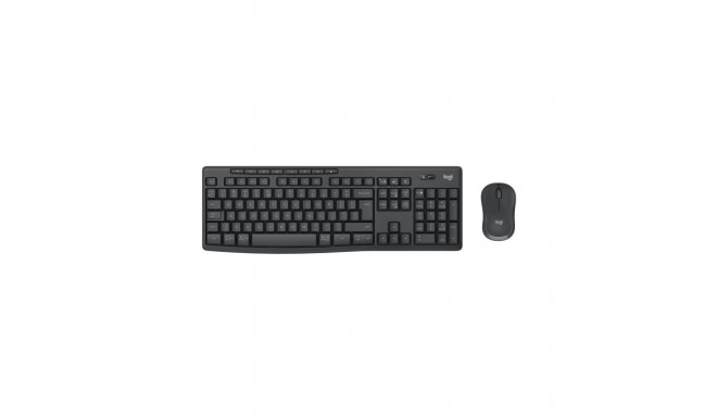 Logitech MK370 Combo for Business Wireless Keyboard + Mouse, RF Wireless+Bluetooth, US Int, Graphite