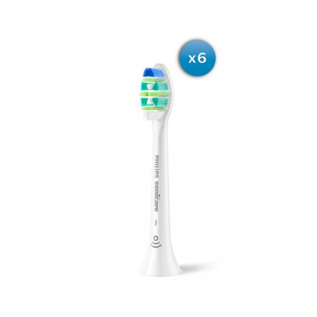 Hambaharja otsik 6tk, Philips, valge