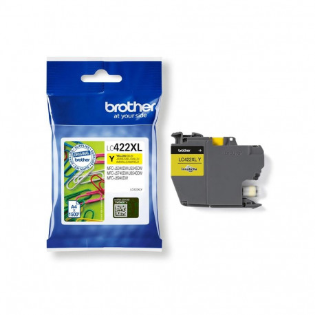 Ink Cartridge Brother LC422XL 1500 Pages Yellow