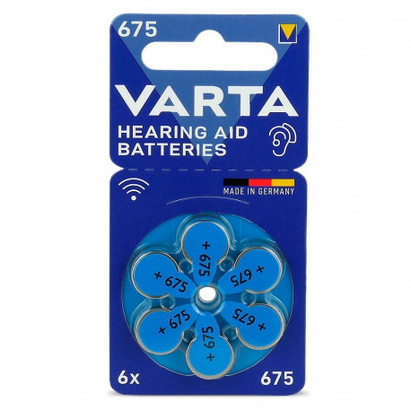 Battery - VARTA 675 PR44 1.45V Battery, 6 pcs