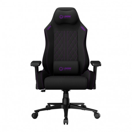 LORGAR CHA41, Ergonomic Gaming Chair Advanced, premium anti-stain fabric, Black/purple