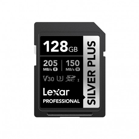 Lexar Professional SILVER PLUS SDXC 128GB memory card