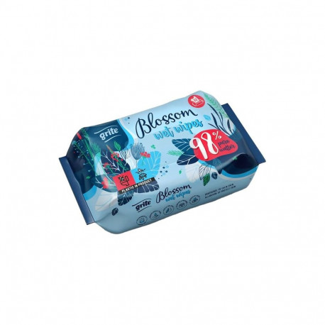 Salvrätikud niisked 100% biolagunevad GRITE Blossom 72tk