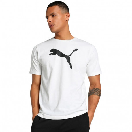 Puma meeste särk Team Rise Logo Jersey Cotton 658705 04, valge