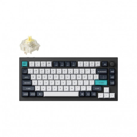 Keychron klaviatuur Q1M-M4 Q1 MAX juhtmevaba RGB, must