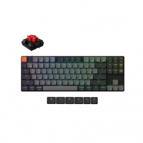 Keychron klaviatuur K1 K1X-H1 juhtmevaba RGB, must