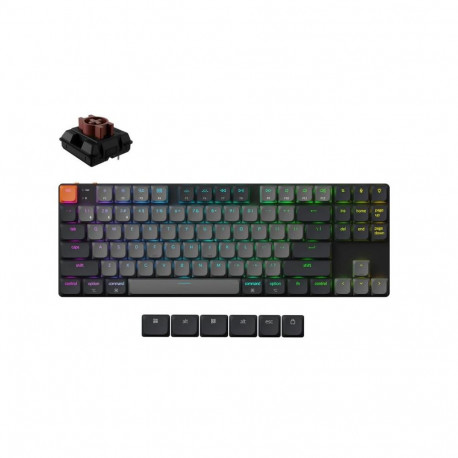 Keychron juhtmevaba klaviatuur K1 K1X-H3 RGB, must