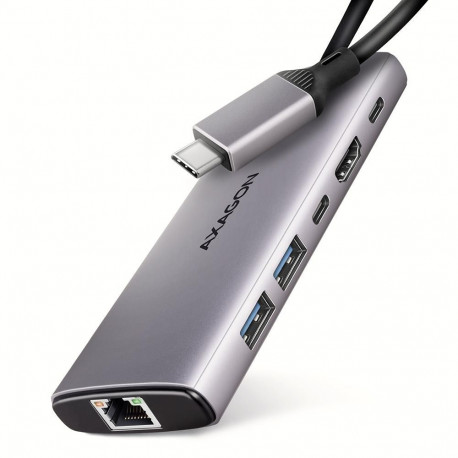 USB-C jaotur HMC-6L2L 2xUSB-A 1xUSB-C HDMI 4K PD100W USBC LA