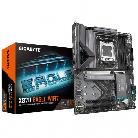 GIGABYTE emaplaat X870 EAGLE WIFI7 toetab AMD Ryzen 9000 protsessoreid 14+2+2 phases VRM kuni 8000MH