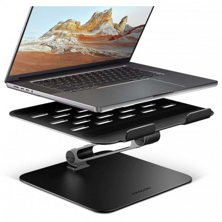 AXAGON STND-LQB stand for notebooks and tablets  Adjustable Height  Angle  10-17.3 "  Maximum weight
