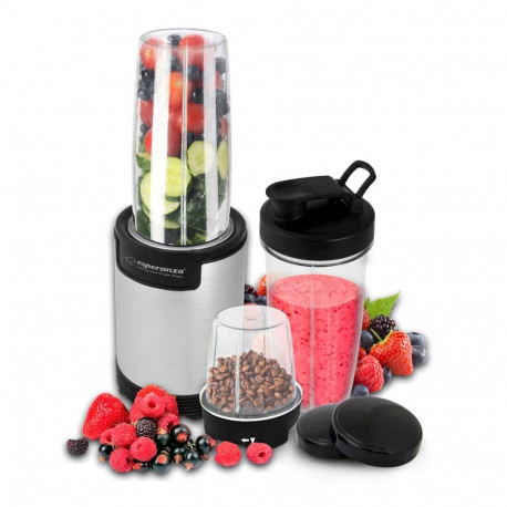 Esperanza isiklik blender EKM030 9in1 900W, hõbedane