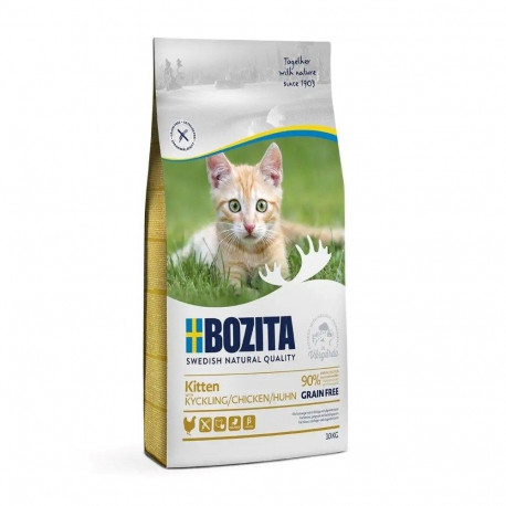 BOZITA kassipoegade kuivtoit teraviljavaba kana 10kg