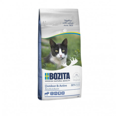 BOZITA kuiv kassitoit Outdoor & Active põdralihaga 2kg