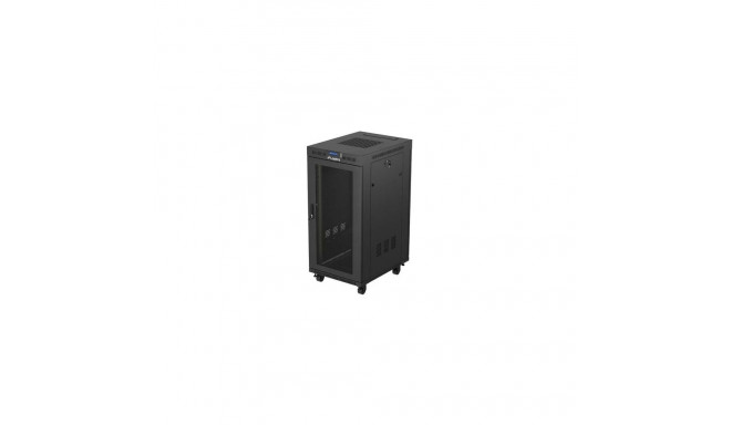 Lanberg serverikapp FF01-6824-23BL 24U vabaltseisev, must