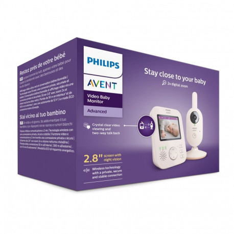 Philips AVENT täiustatud video-beebimonitor SCD881/26