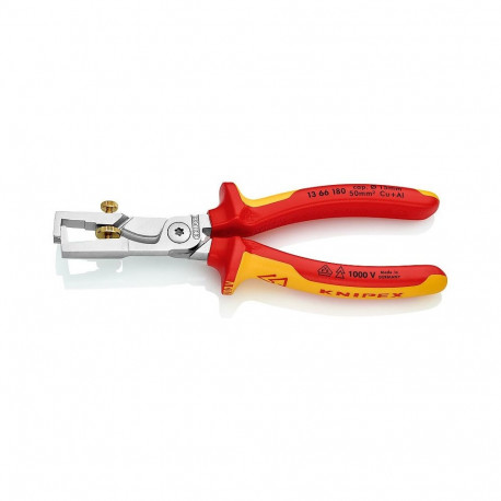 Knipex kombineeritud tööriist StriX, punane, kollane