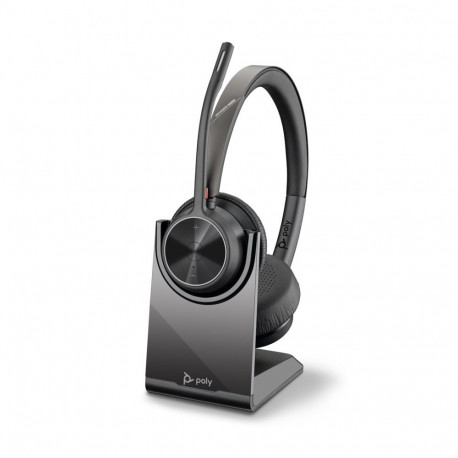 POLY Voyager 4320 USB-C peakkomplekt +BT700 dongel +laadimisalus