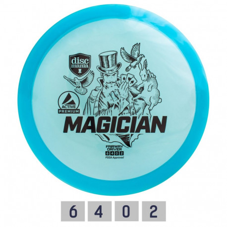 Discgolf DISCMANIA Fairway Driver MAGICIAN Active Premium Blue 6/4/0/2