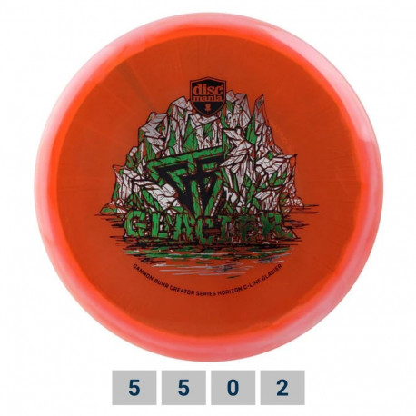Discgolf DISCMANIA Midrange Driver C-LINE HORIZON GLACIER Orange 5/5/0/2