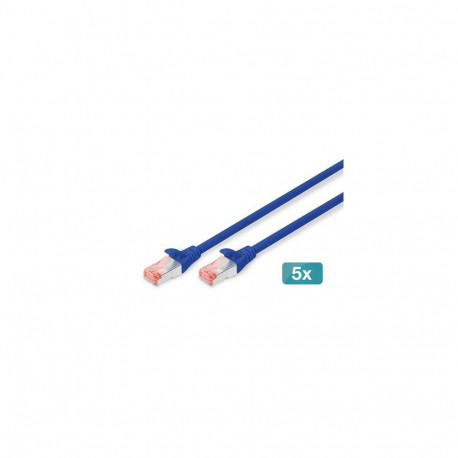Digitus CAT 6 S/FTP patch cable, 5 pieces