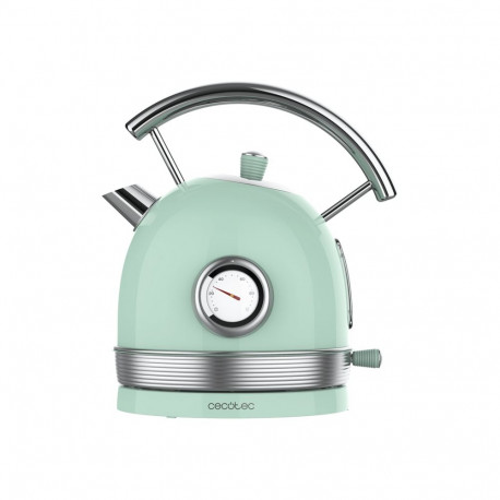 Cecotec veekeetja ThermoSense 420 Vintage 2200W elektriline 1.8L roostevaba teras 360° pöörlev alus,