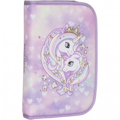 Täidetud pinal 1-lukuga Beckmann Unicorn Princess Purple