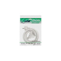 InLine Power extension cable, white, 2m