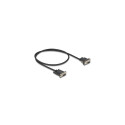DeLOCK Serial Cable RS-232 D-Sub9 female to D-Sub9 female Power Connection at Pin 9 0.5 m