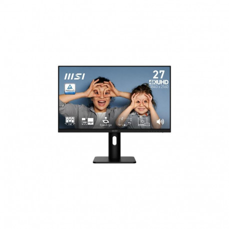 MSI PRO MP273UP E6 computer monitor 68.6 cm (27") 3840 x 2160 pixels 4K Ultra HD Black