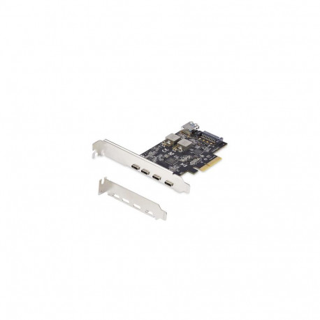 StarTech.com 5-Port USB PCIe Card, USB 3.2 10Gbps, PCI Express Card with 4x USB-C Ports, 1x USB-A In