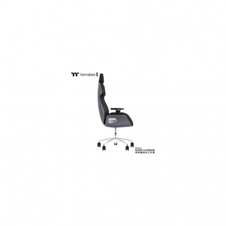 "Thermaltake Argent E700 Real Leather Gaming Chair Space Gray with houndstooth fabric"