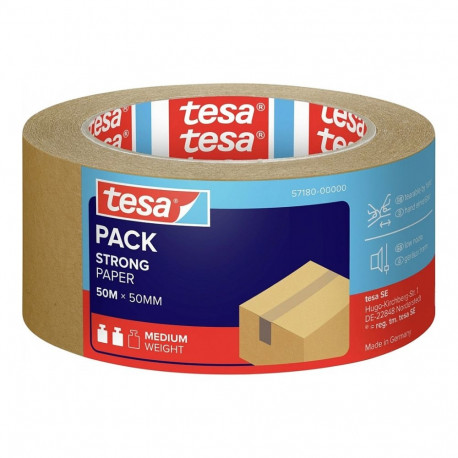 TESA paberist pakketeip 57180-00000-03, pruun