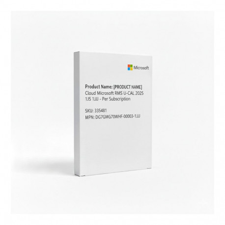 "Cloud Microsoft RMS U-CAL 2025 1J1J - Per Subscription"