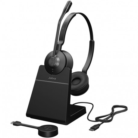 Jabra peakomplekt Engage 55 DECT stereo USB-C UC laadimisjaamaga