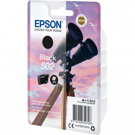 Epson Ink 502 Black Schwarz (C13T02V14010)